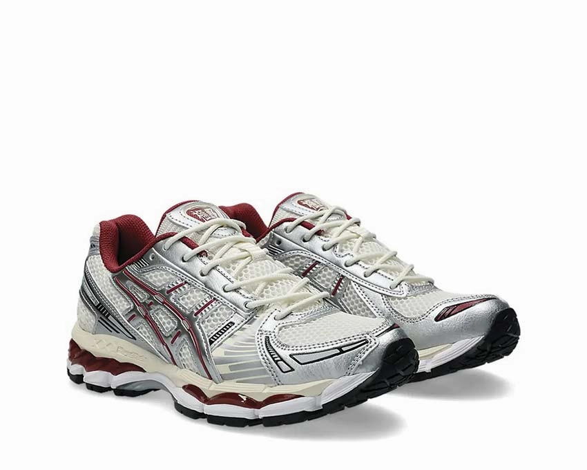 Asics Gel Kayano 12.1 "Silver Red" Curated Just For You, Effortless Elegance, Wool