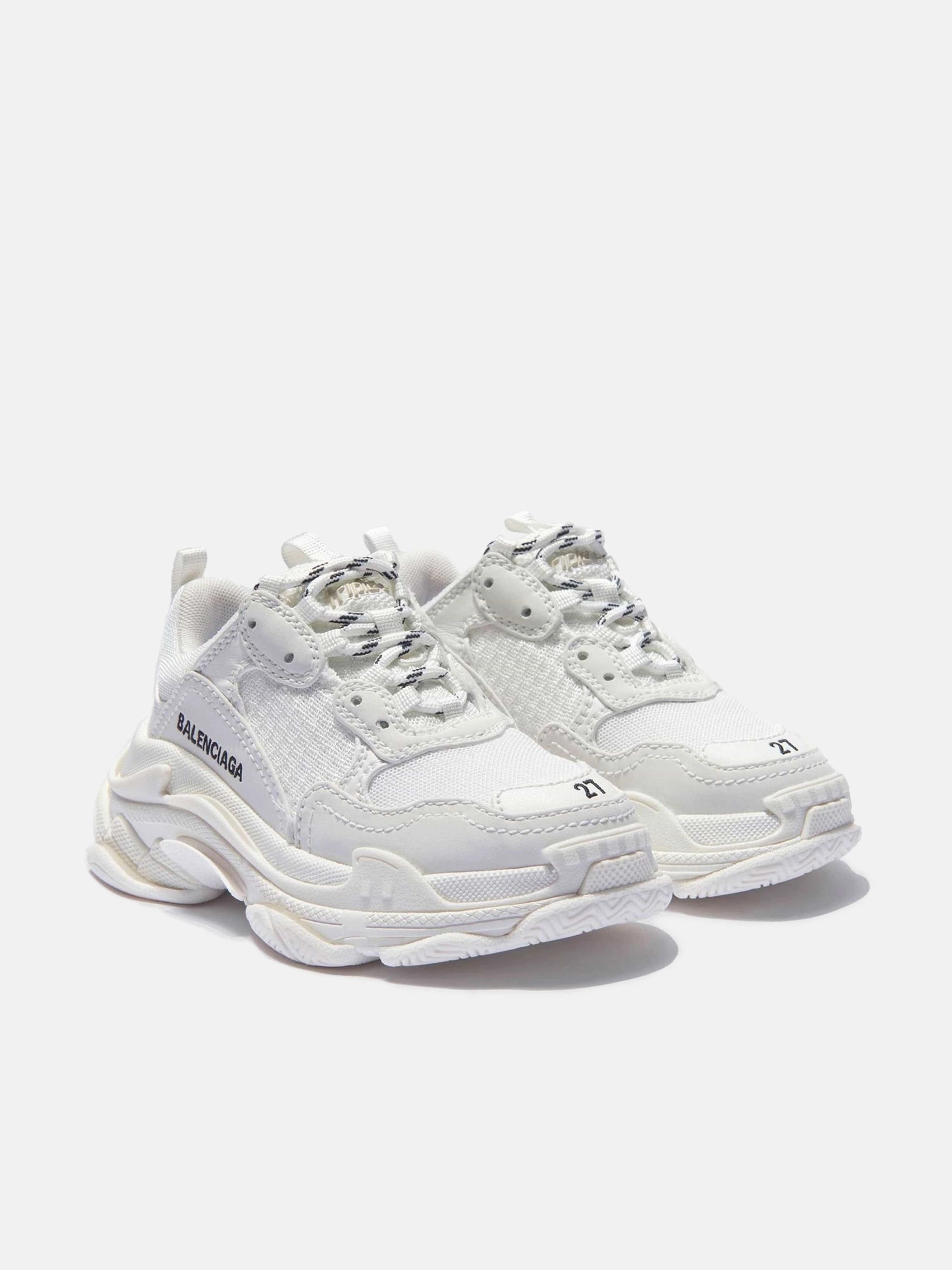 Balenciaga Kids Triple S Trainers in White Wear It Anywhere, Top Handle