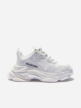 Trolley Sleeve Own It Instantly Balenciaga Kids Triple S Trainers in White Corporate deal