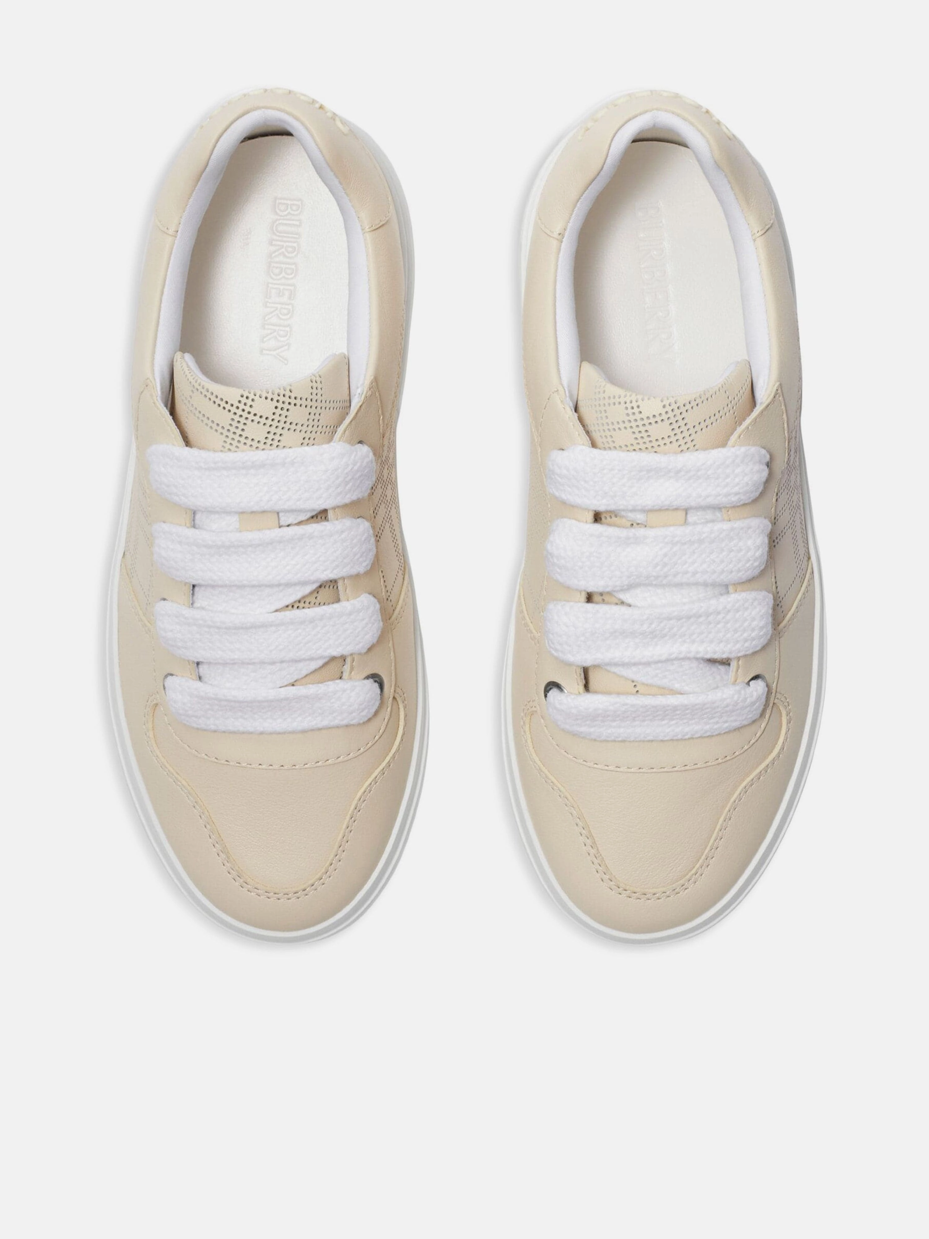 Tote Bag With Laptop Compartment Burberry Kids Noah Trainers in Beige Unlock The Offer