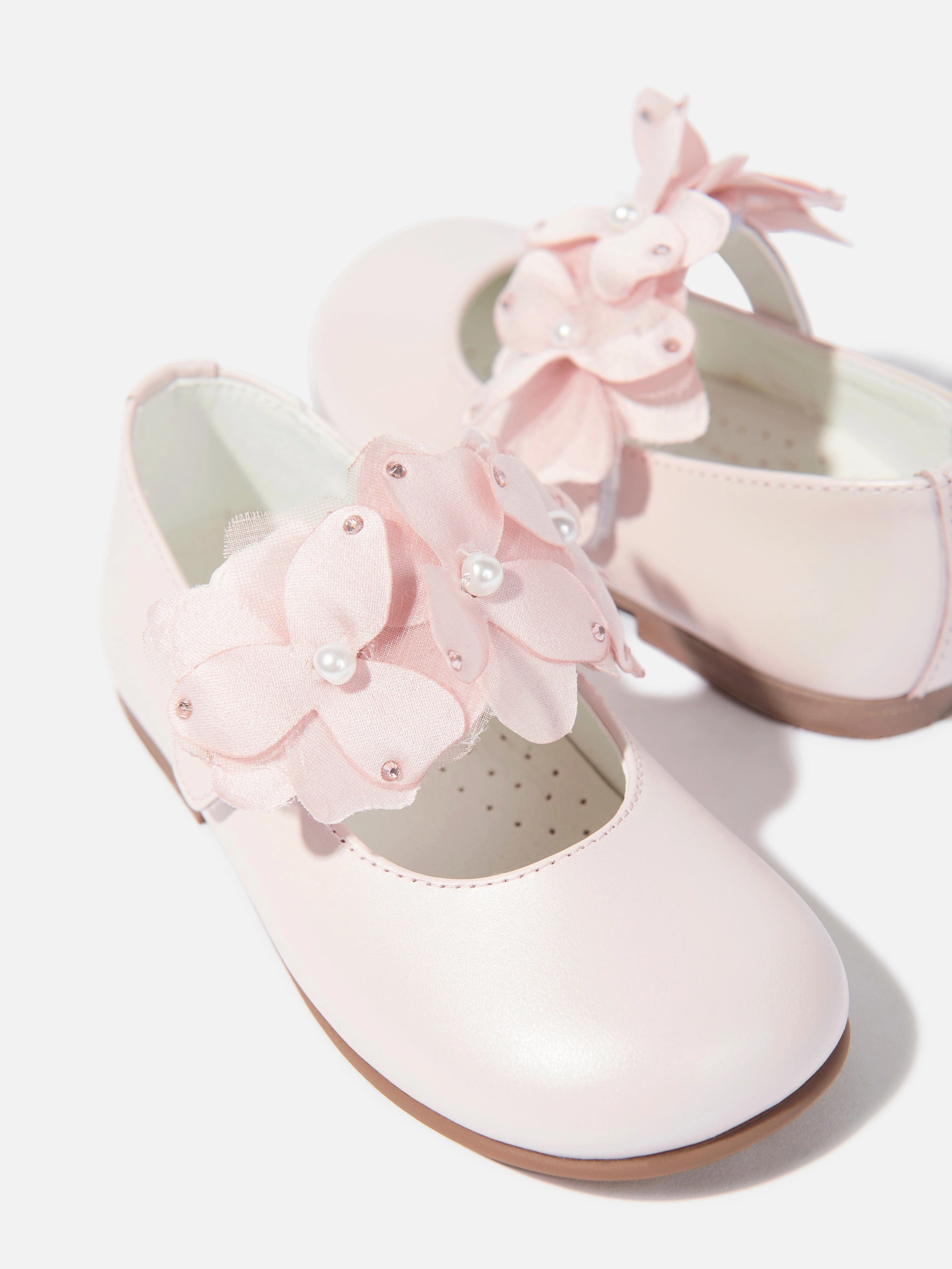 Mesh, Add Style To Your Life, Inspired By Nature Andanines Girls Flower Shoes in Pink