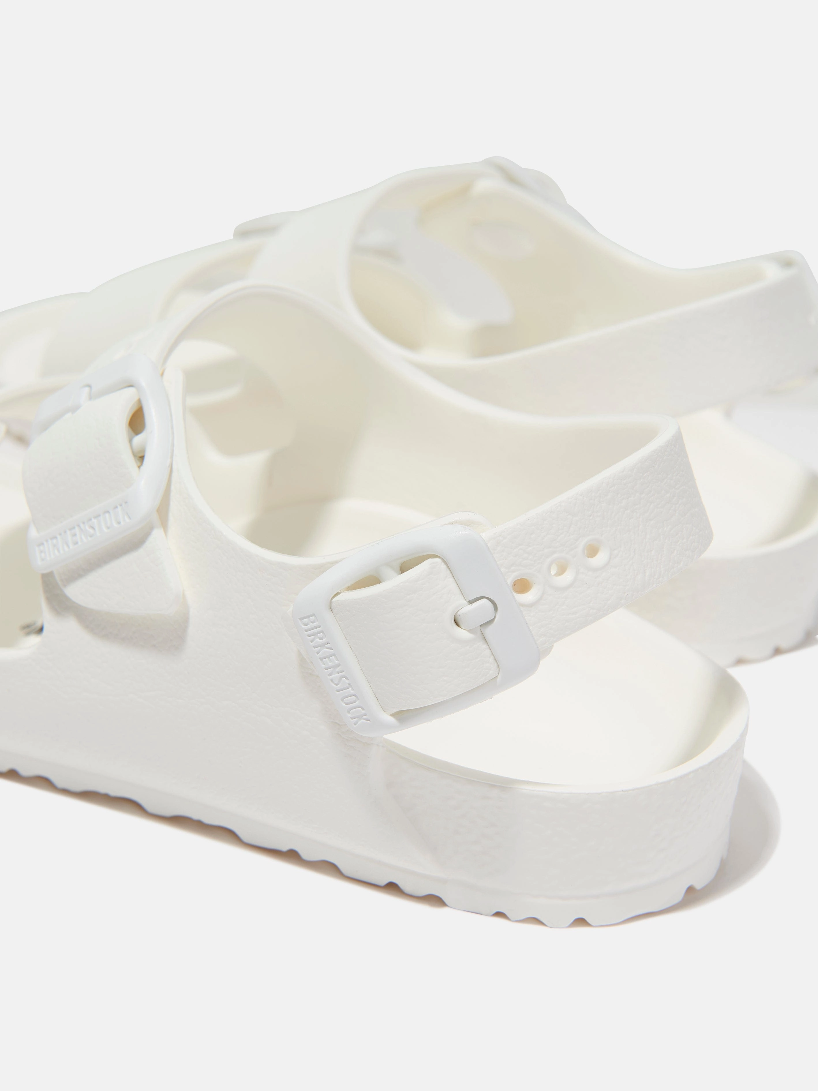 Get It Today, Shockproof Protection, Roll Handle Strap BIRKENSTOCK Kids Milano Eva Sandals in White