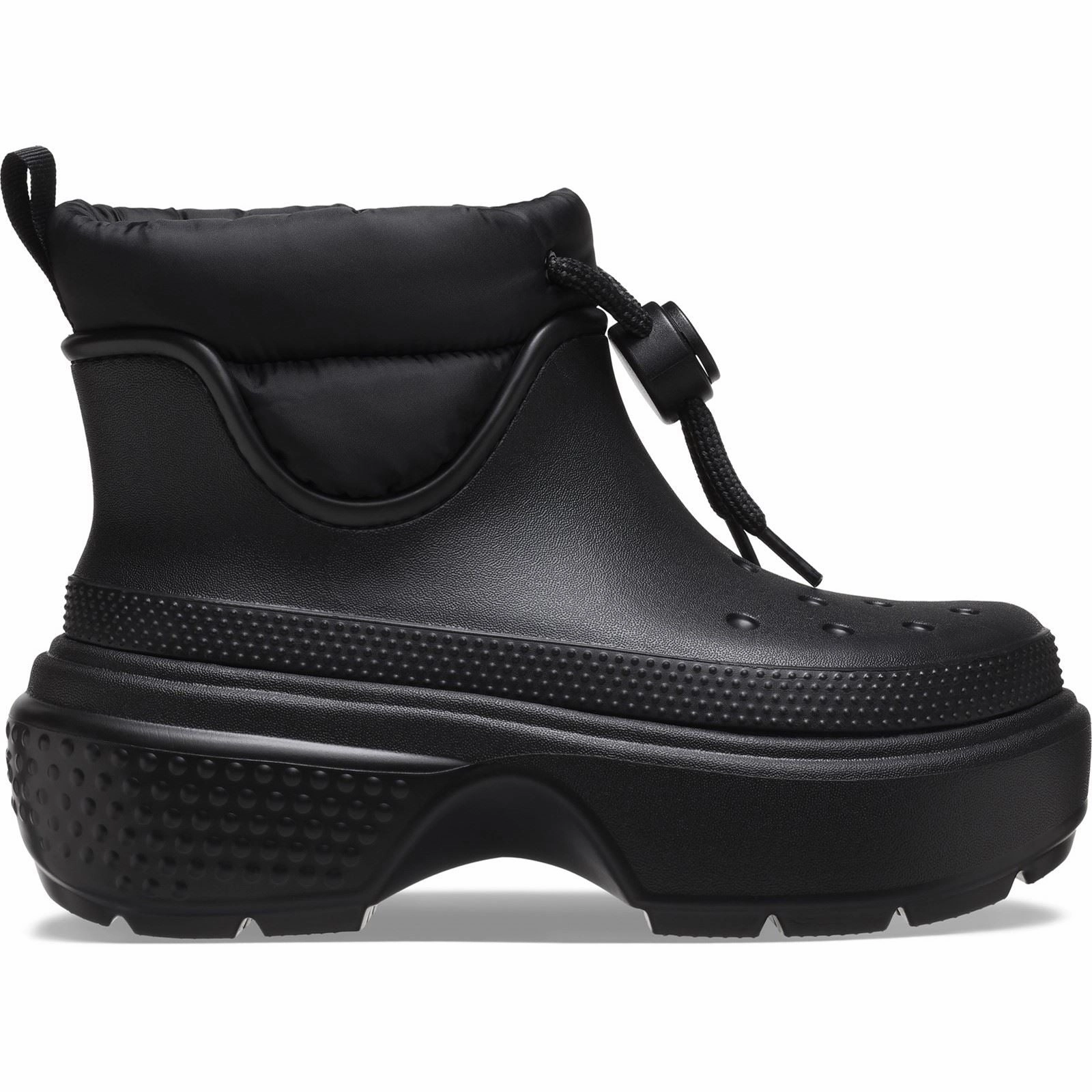 Unisex Crocs 209324 Stomp Puff Boots Designer Leather Handbag For Women, Vintage, Formal