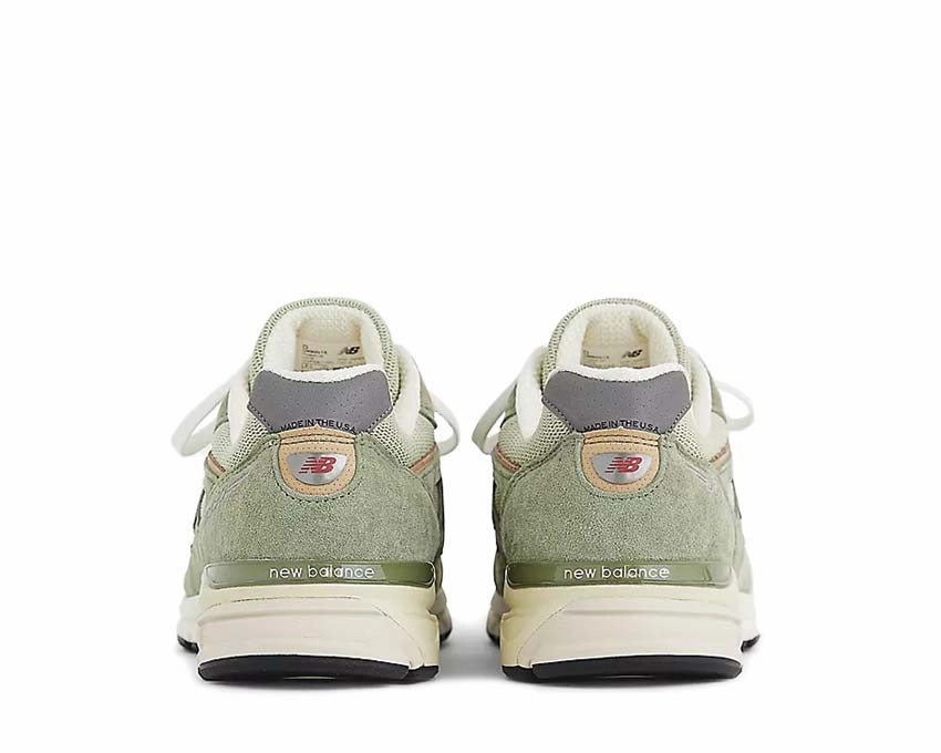 Designer Leather Handbag For Women New Balance 990v4 Made in USA Olive