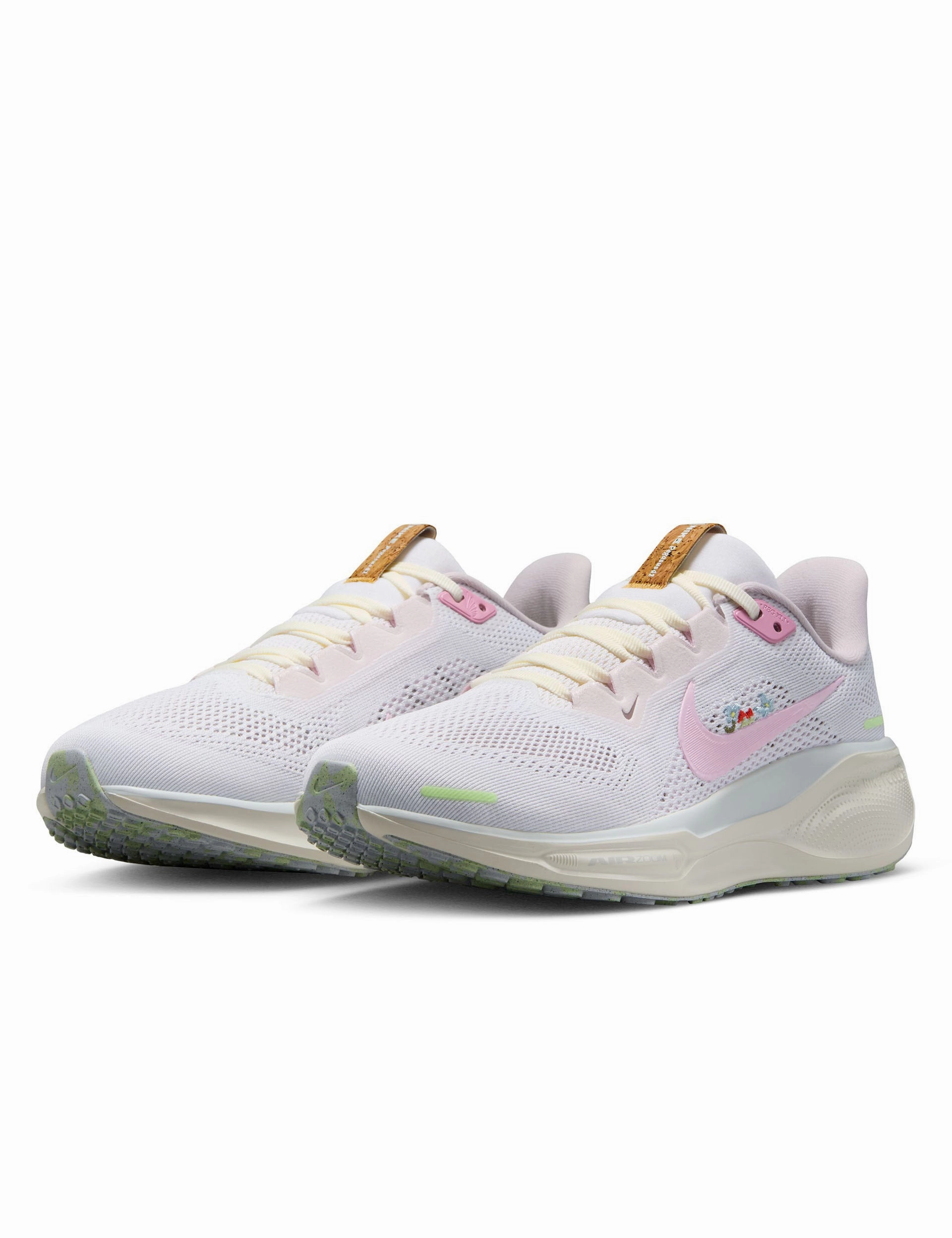 Pegasus 41 Shoes - White/Pink Foam/Sail/Football Grey Grab It Fast