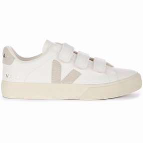 Personalized Detail Veja Recife Chromefree Leather Women's White Natural Fashion Trainers Early access Top Zipper, Denim