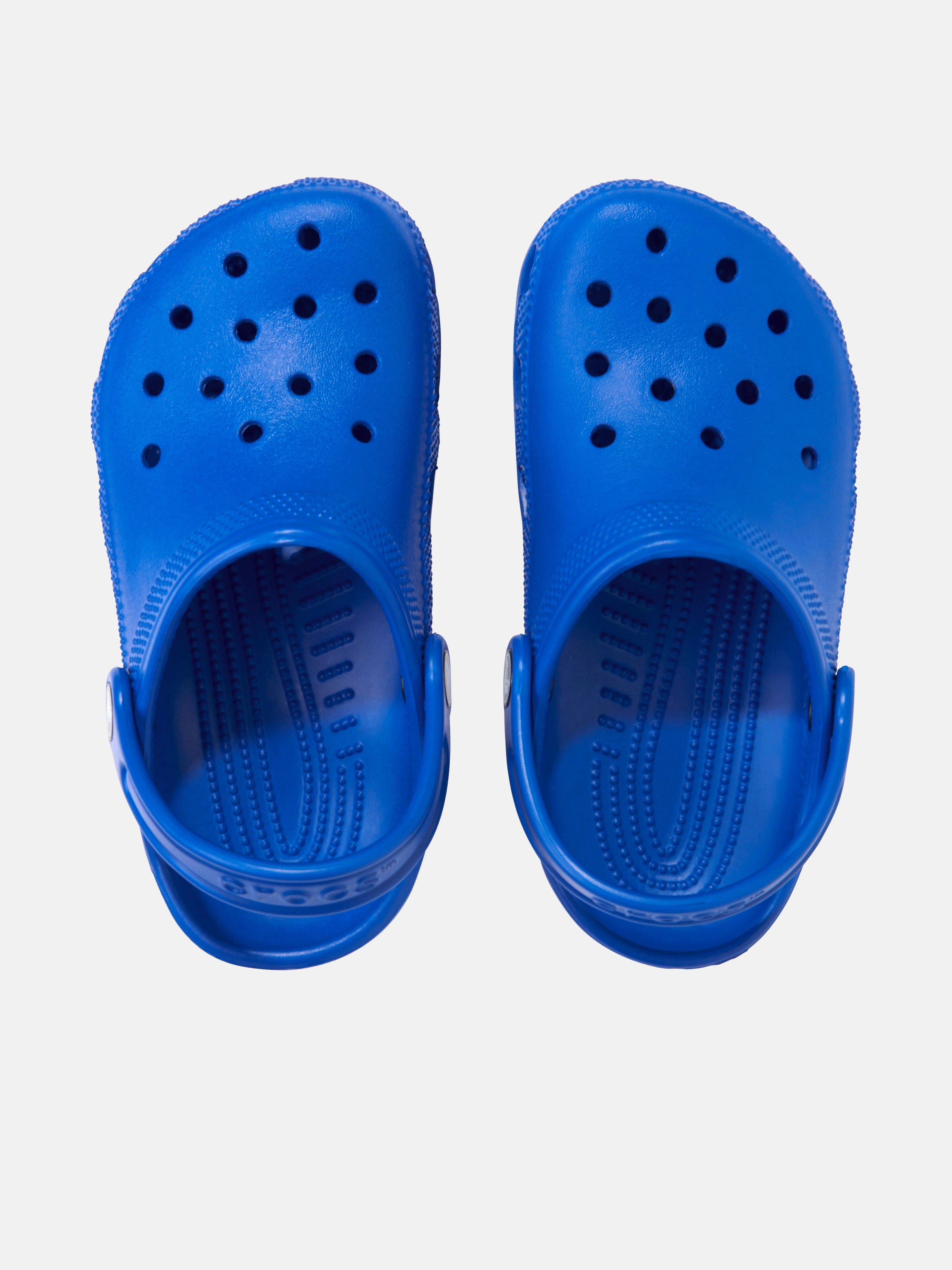 Collapsible Crocs Kids Classic Clog in Blue