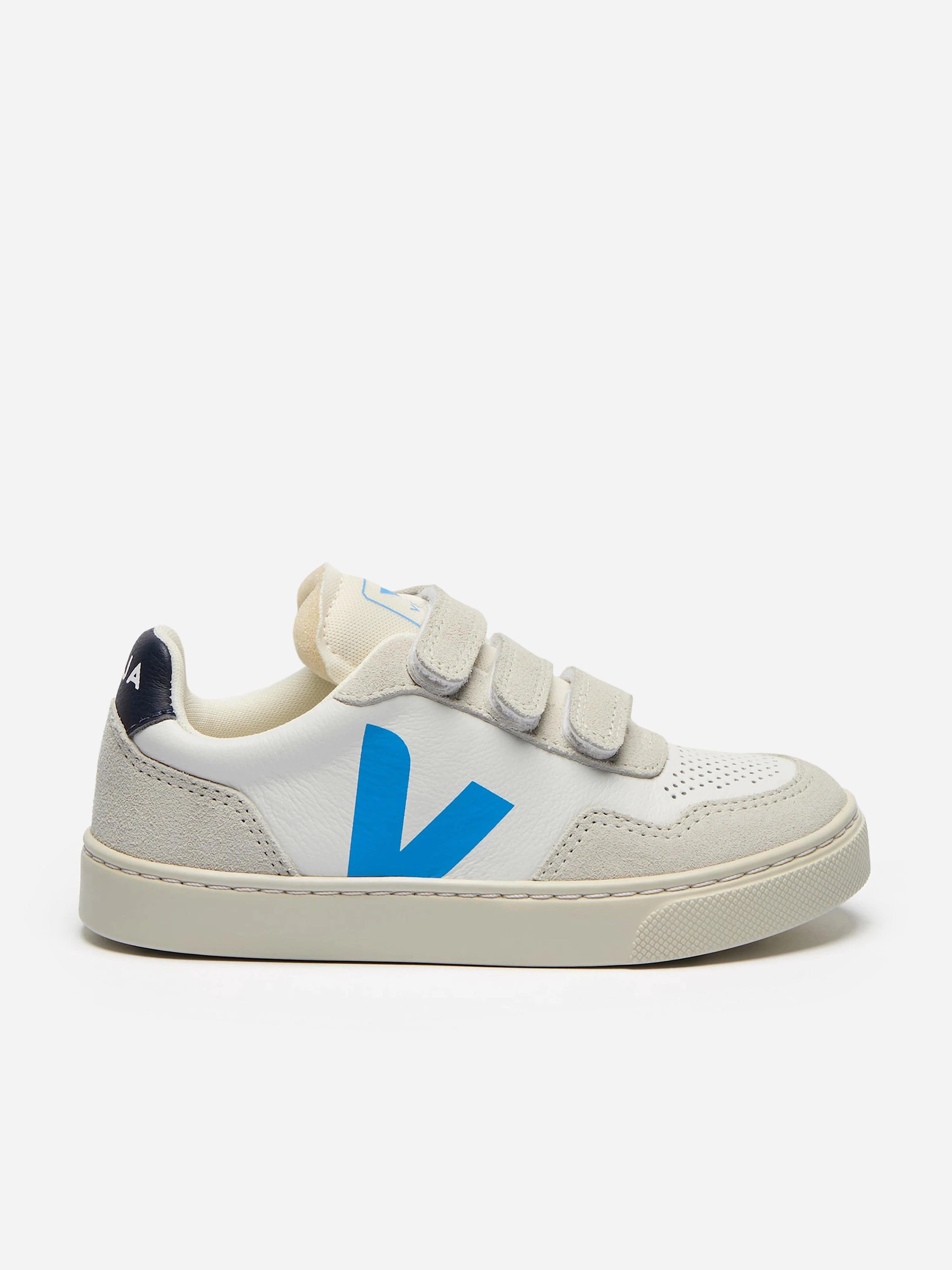 Limited Time Offer, Sleek & Affordable Buy Early Veja Kids O.T Leather Small V-90 Trainers in White Life-enriching offer
