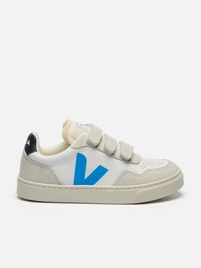 Personalized Selection Veja Kids O.T Leather Small V-90 Trainers in White Quality Selection Buy Now, Minimalist