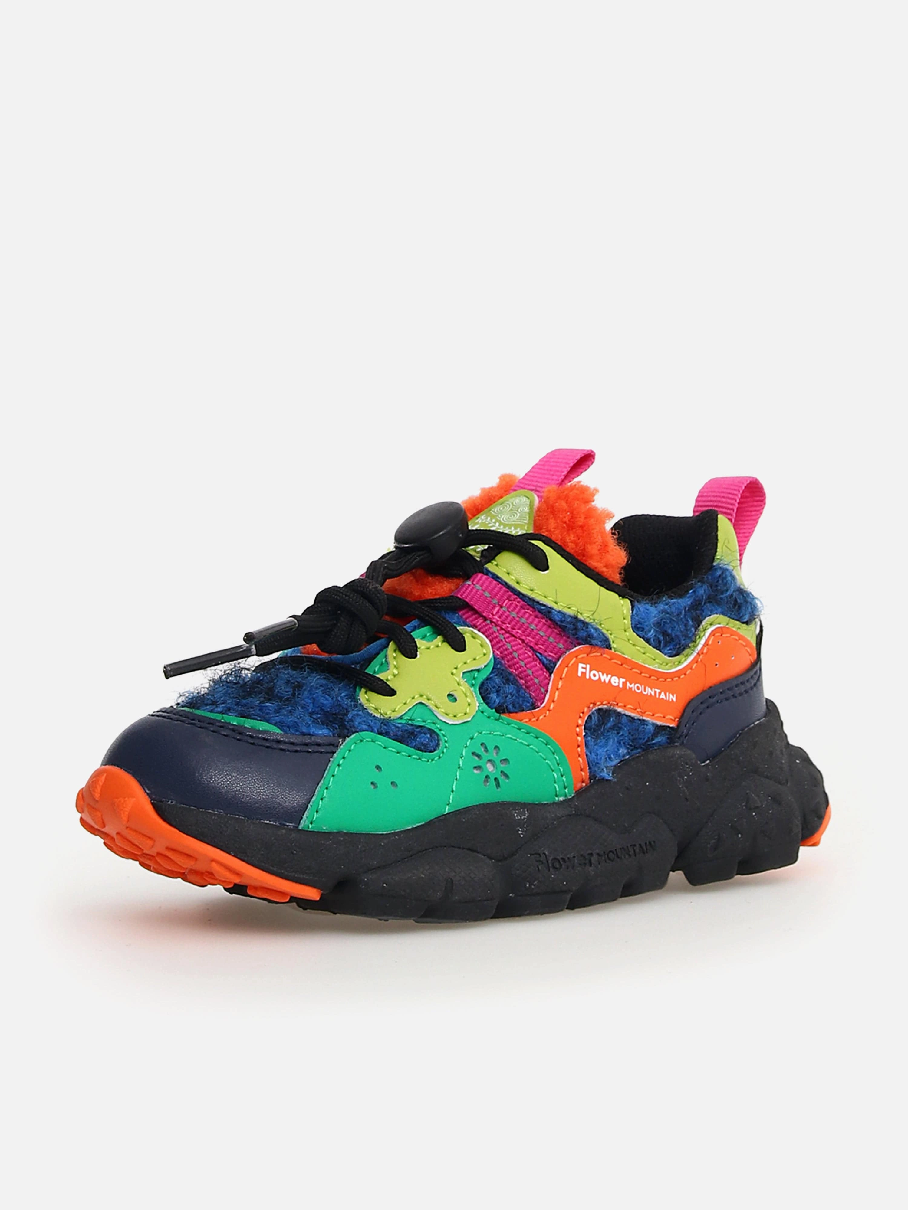 Minimalist Vibe Flower Mountain Kids Yamano 3 Trainers in Multicolour