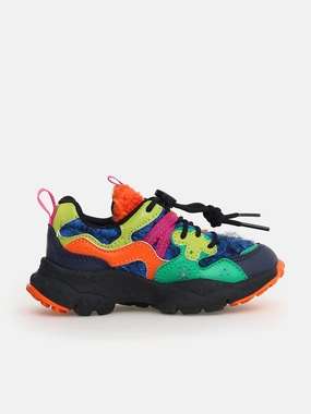 Designed For Movement, Right For You Petite size deal Flower Mountain Kids Yamano 3 Trainers in Multicolour Custom Look