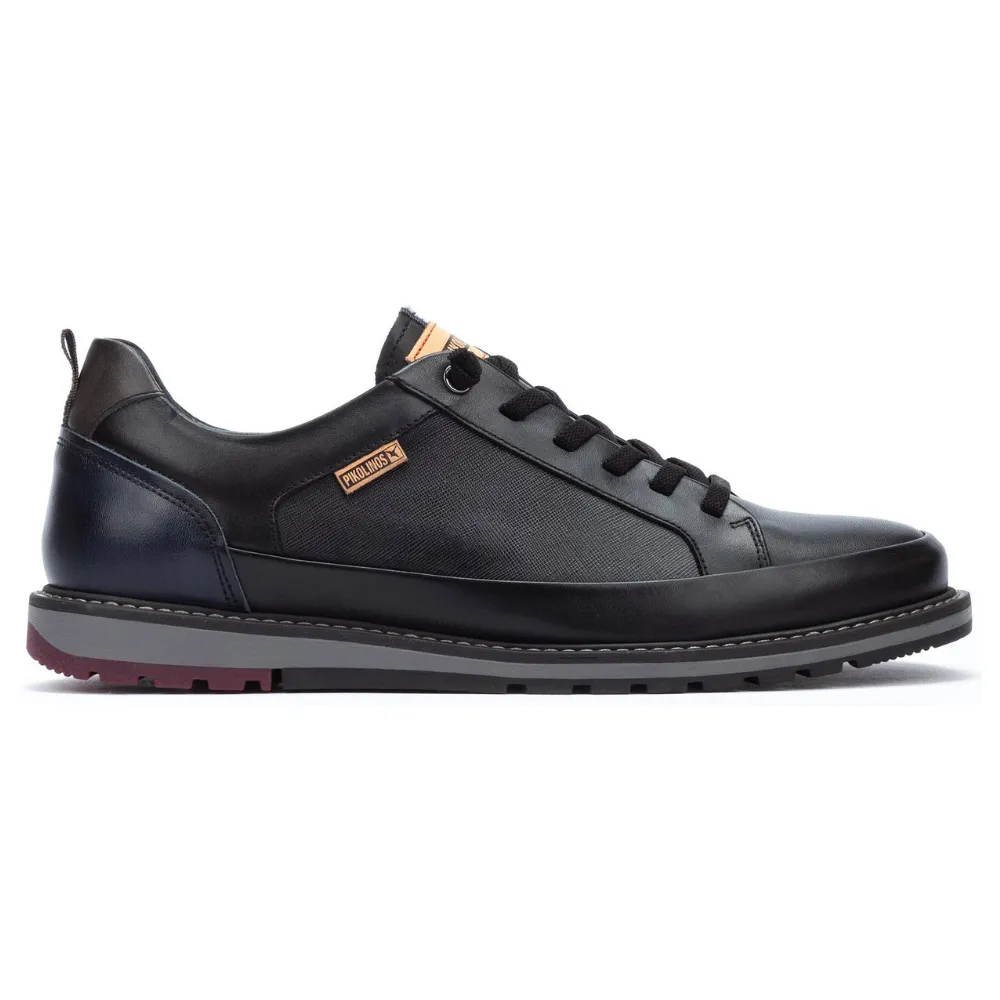 Pikolinos Berna Black Leather Shoe (Men's)