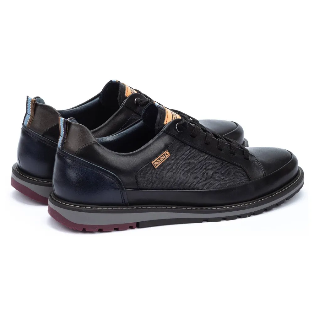 Pikolinos Berna Black Leather Shoe (Men's)