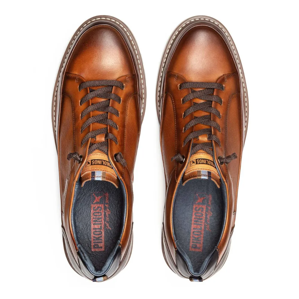 Pikolinos Berna Brandy Leather Shoe (Men's)