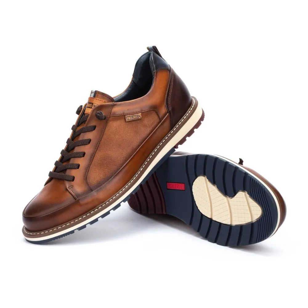 Pikolinos Berna Brandy Leather Shoe (Men's)