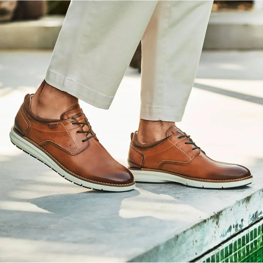 Pikolinos Manacor Brandy Leather Shoe (Men's)