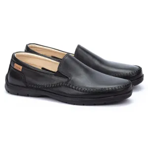 Pikolinos Marbella Black Leather Slip-On Shoe (Men's)