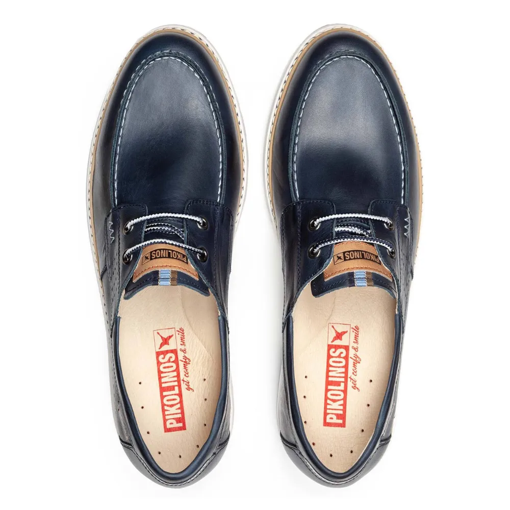 Pikolinos Olvera Blue Leather Loafer (Men's)