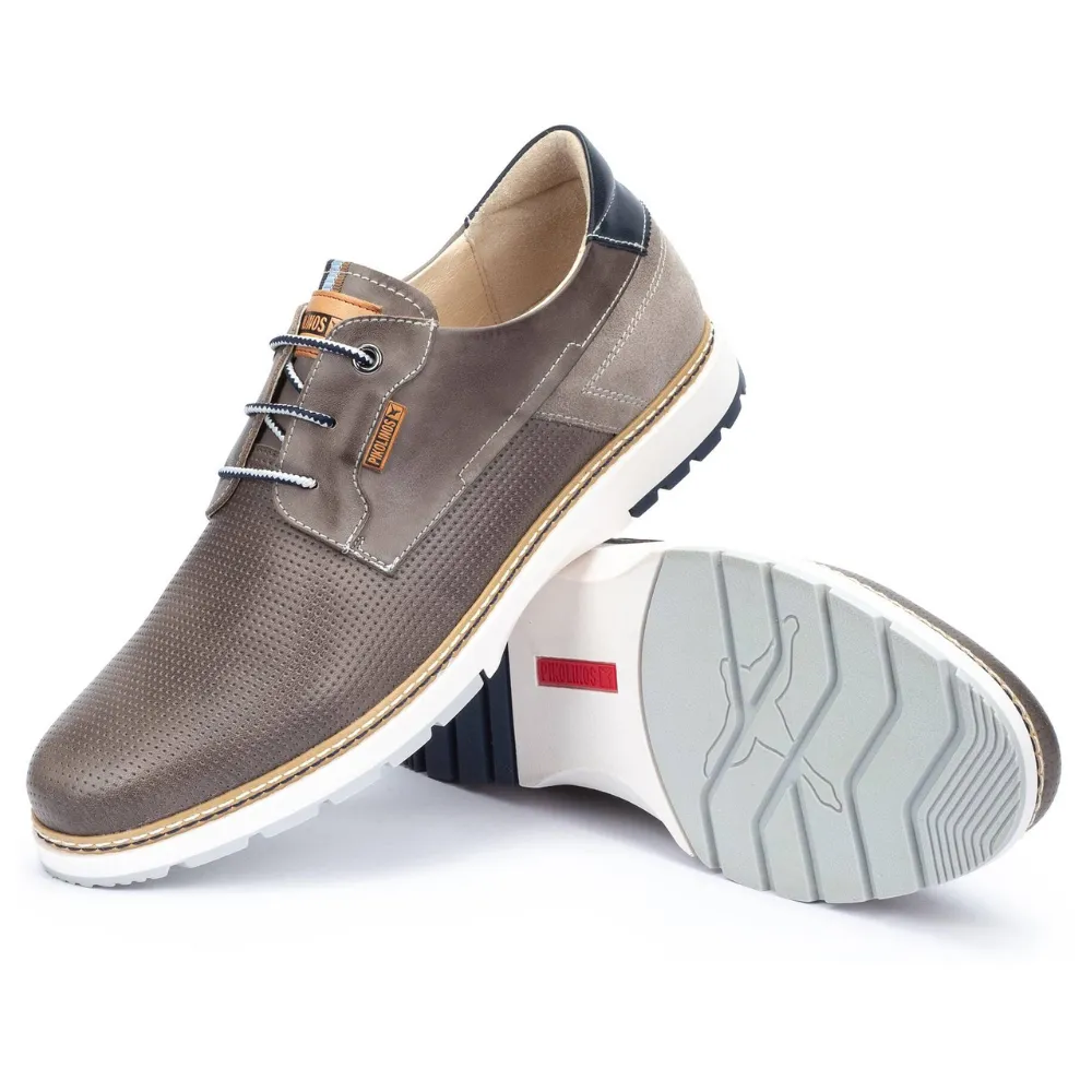 Pikolinos Olvera Dark Grey Leather Shoe (Men's)