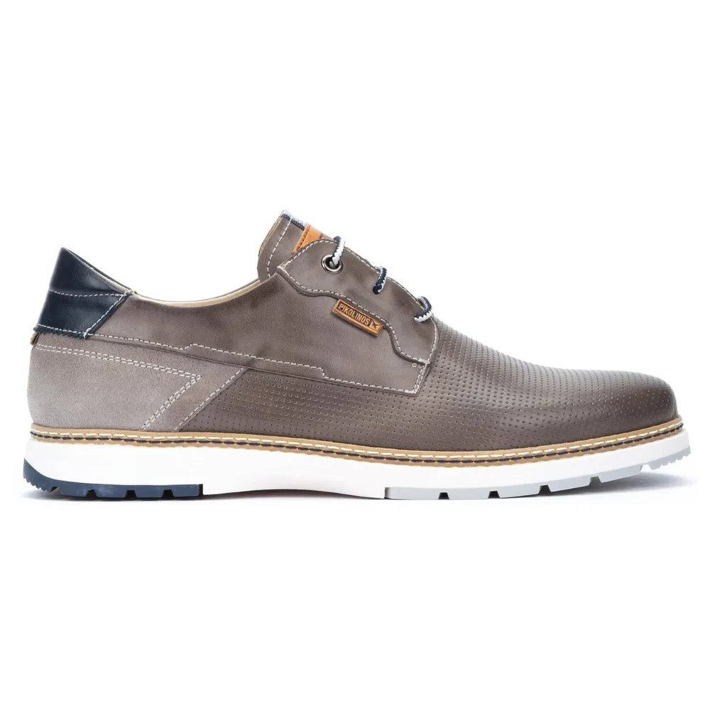 Pikolinos Olvera Dark Grey Leather Shoe (Men's)