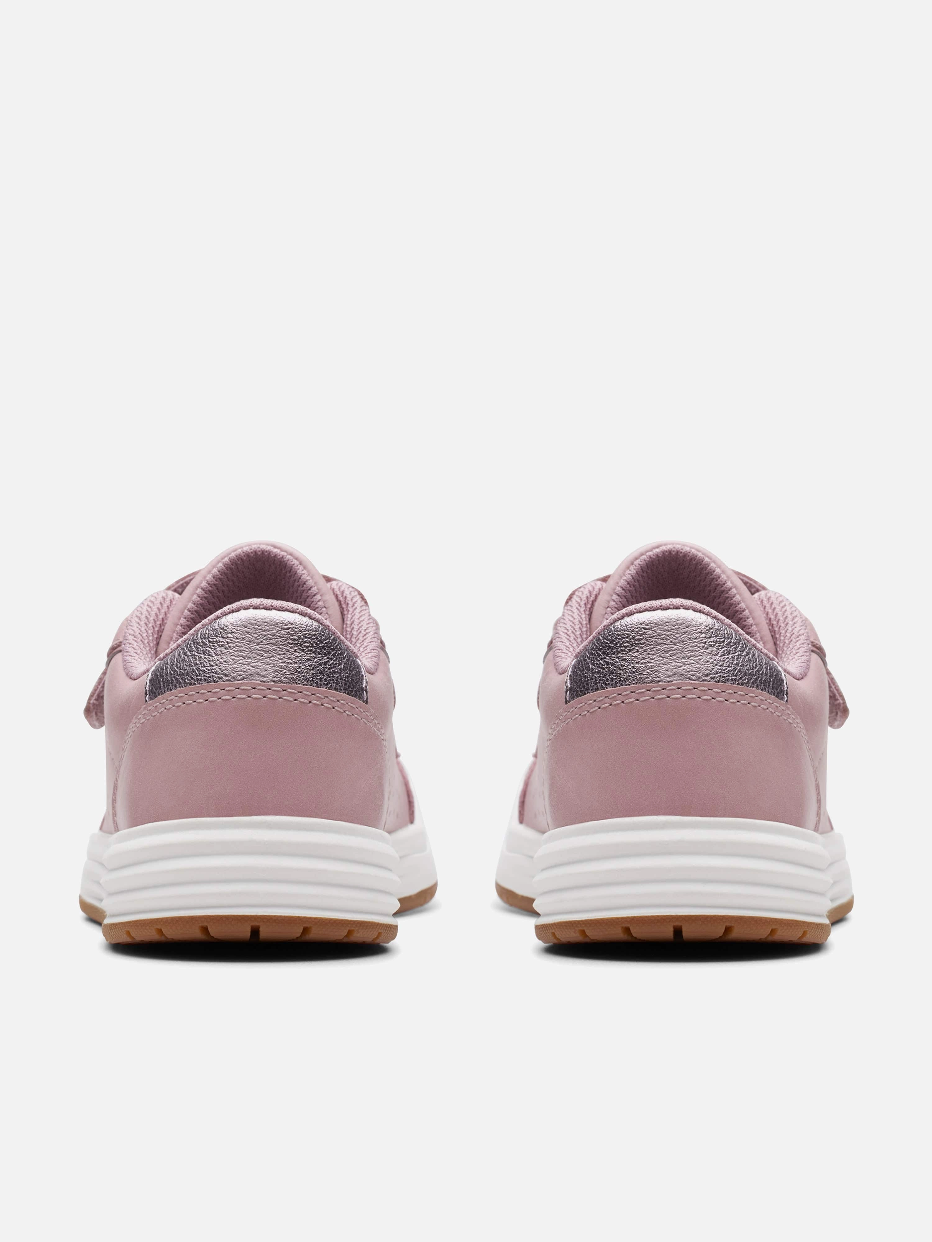 Backpack With Usb Charging Port, Space-Saving, Stylishly Engineered Clarks Girls Leather Urban Solo Trainers in Pink