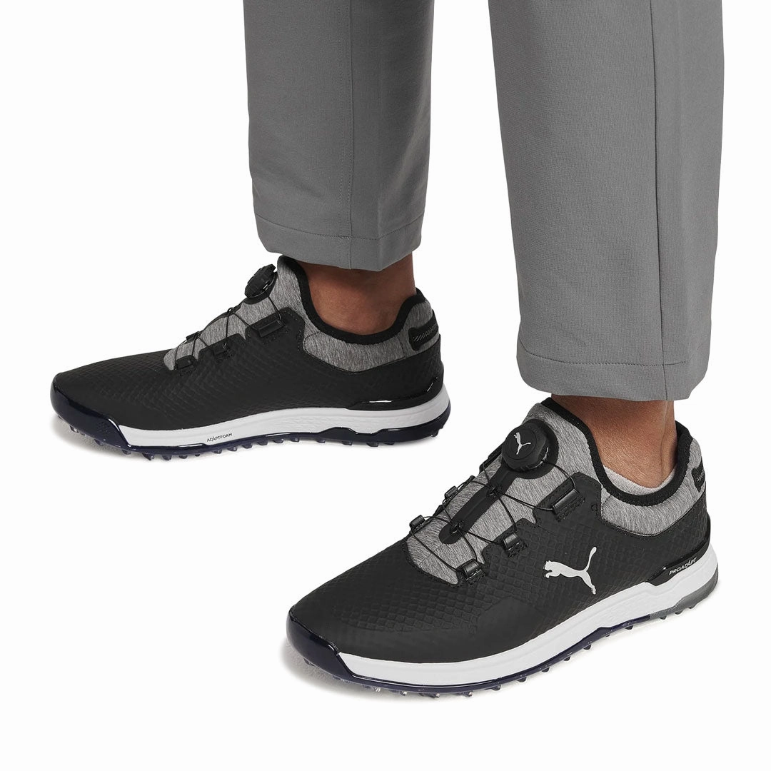 Puma - Men's ProAdapt Alphacat Disc Spikeless Golf Shoes (376043 02) Elegant, Canvas