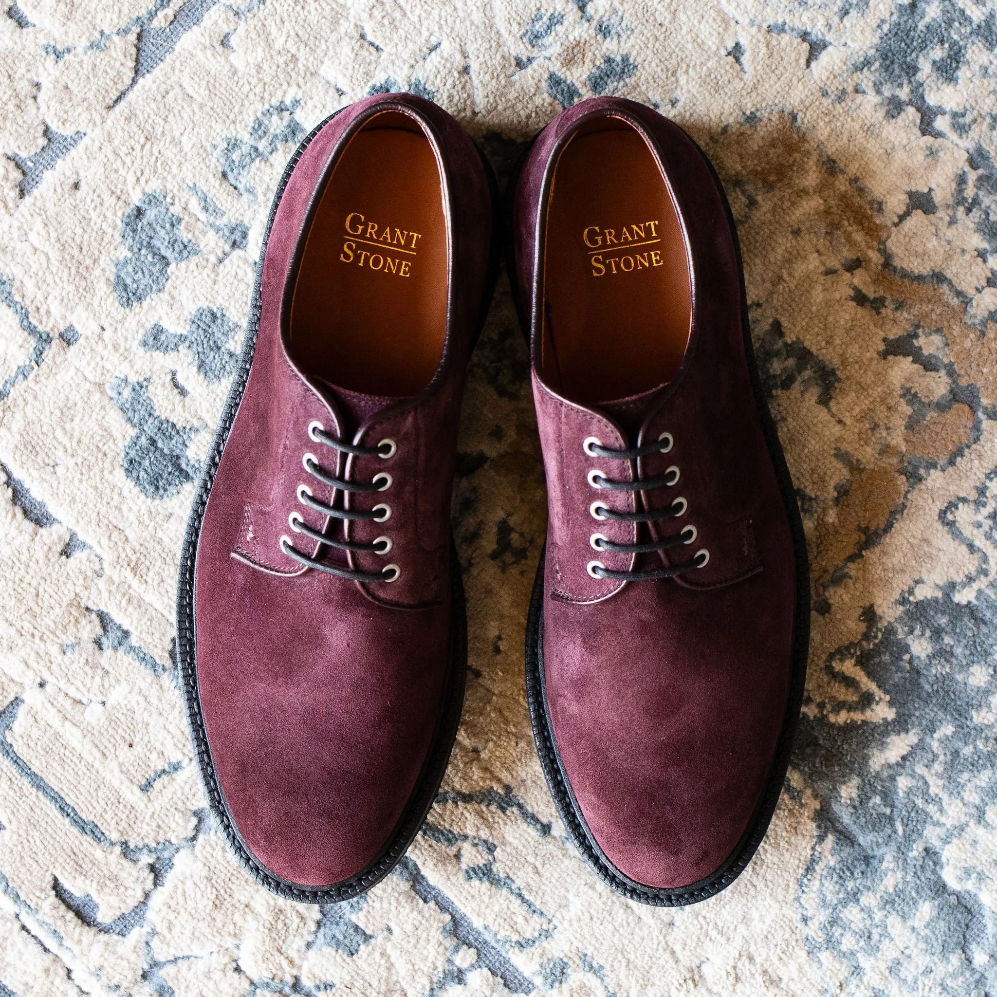 Plain Toe Berry Suede