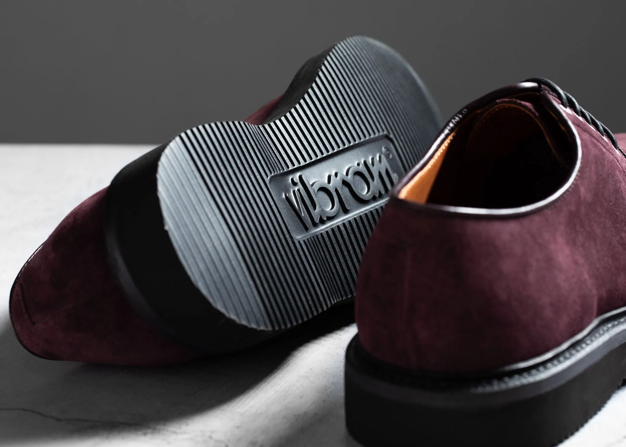 Plain Toe Berry Suede
