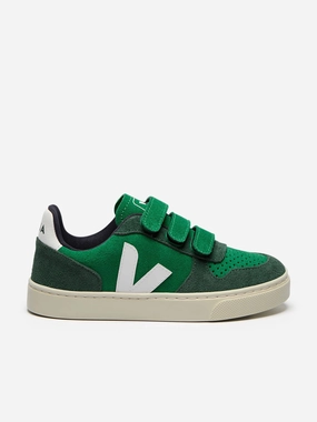 Vegan Leather Shoulder Bag Podcast promotion Veja Kids Suede Small V-10 Trainers in Green First purchase discount