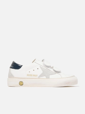 Points Exchange Golden Goose Kids Leather Star May School Trainers in White Custom Made Branded Crossbody Bag For Travel