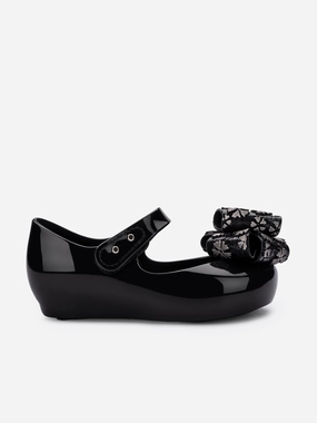 Organizer Insert Points Exchange Mini Melissa Girls Ultragirl Sweet Shoes in Black Fine Craftsmanship