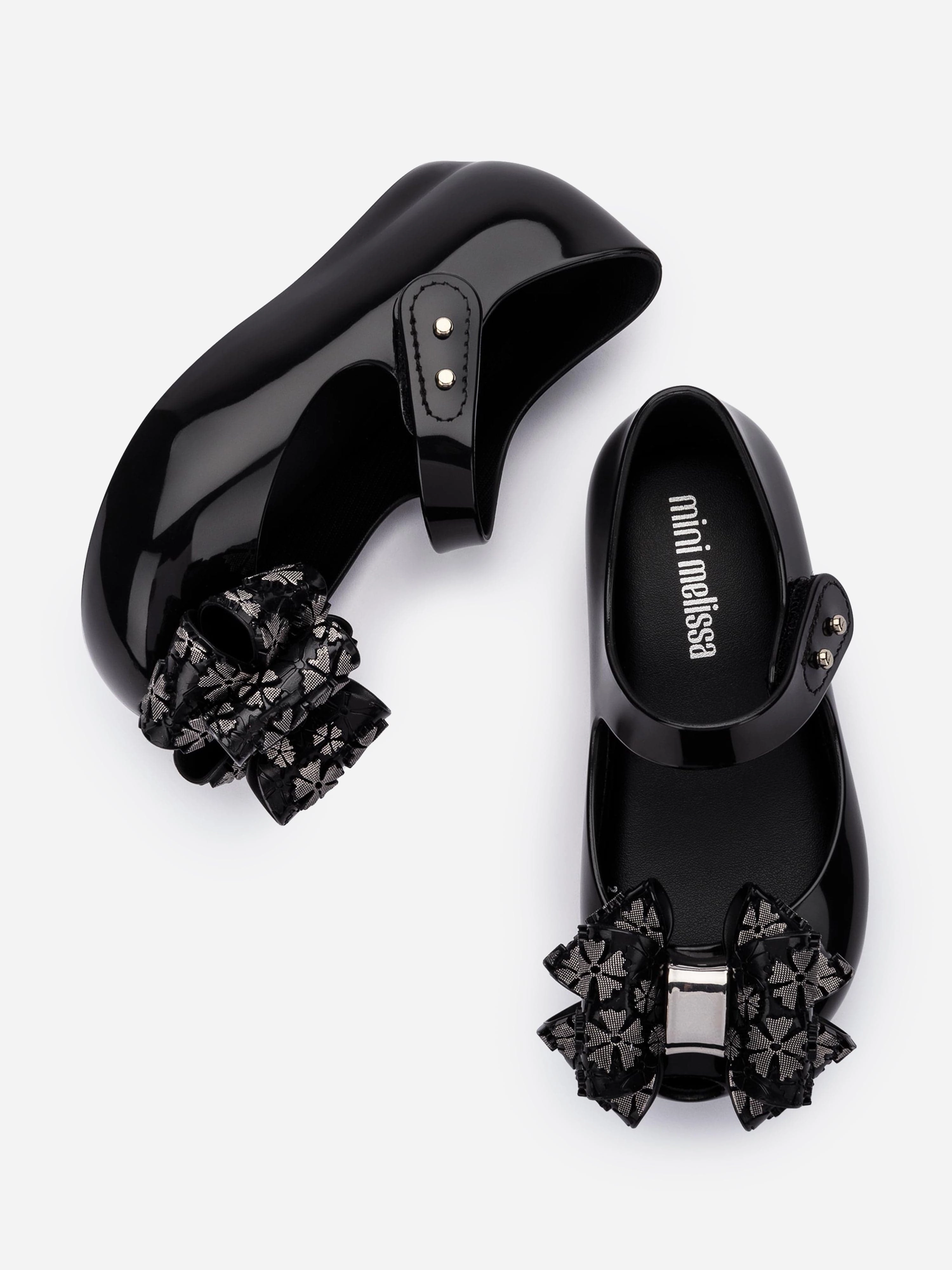 Hurry Before It Sells, Formal Mini Melissa Girls Ultragirl Sweet Shoes in Black