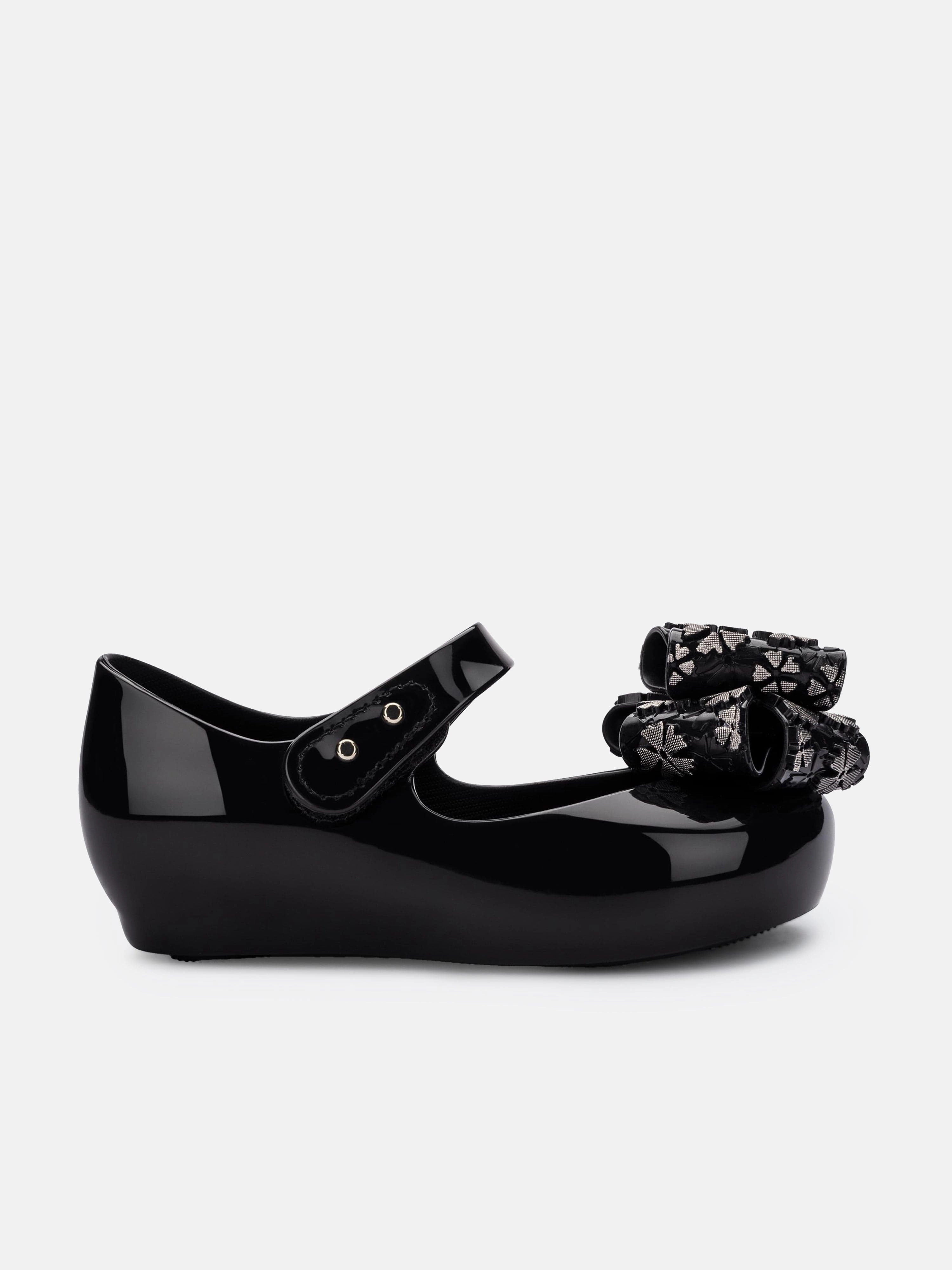 Organizer Insert Points Exchange Mini Melissa Girls Ultragirl Sweet Shoes in Black Fine Craftsmanship
