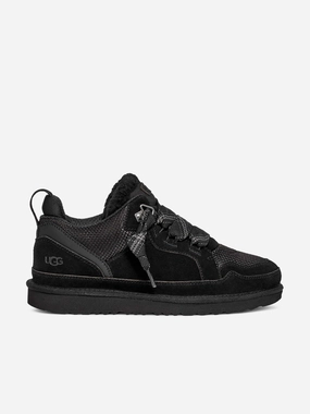Crafted For Style, Synthetic, Right For You Points Exchange Reward UGG Kids Lowmel Trainers in Black Fire-resistant material deal