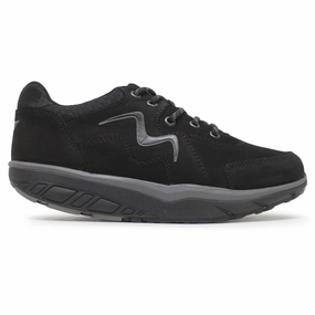 Jute Points Gift MBT Mawensi Nubuck Textile Women's Comfort Black Trainers Price drop alert