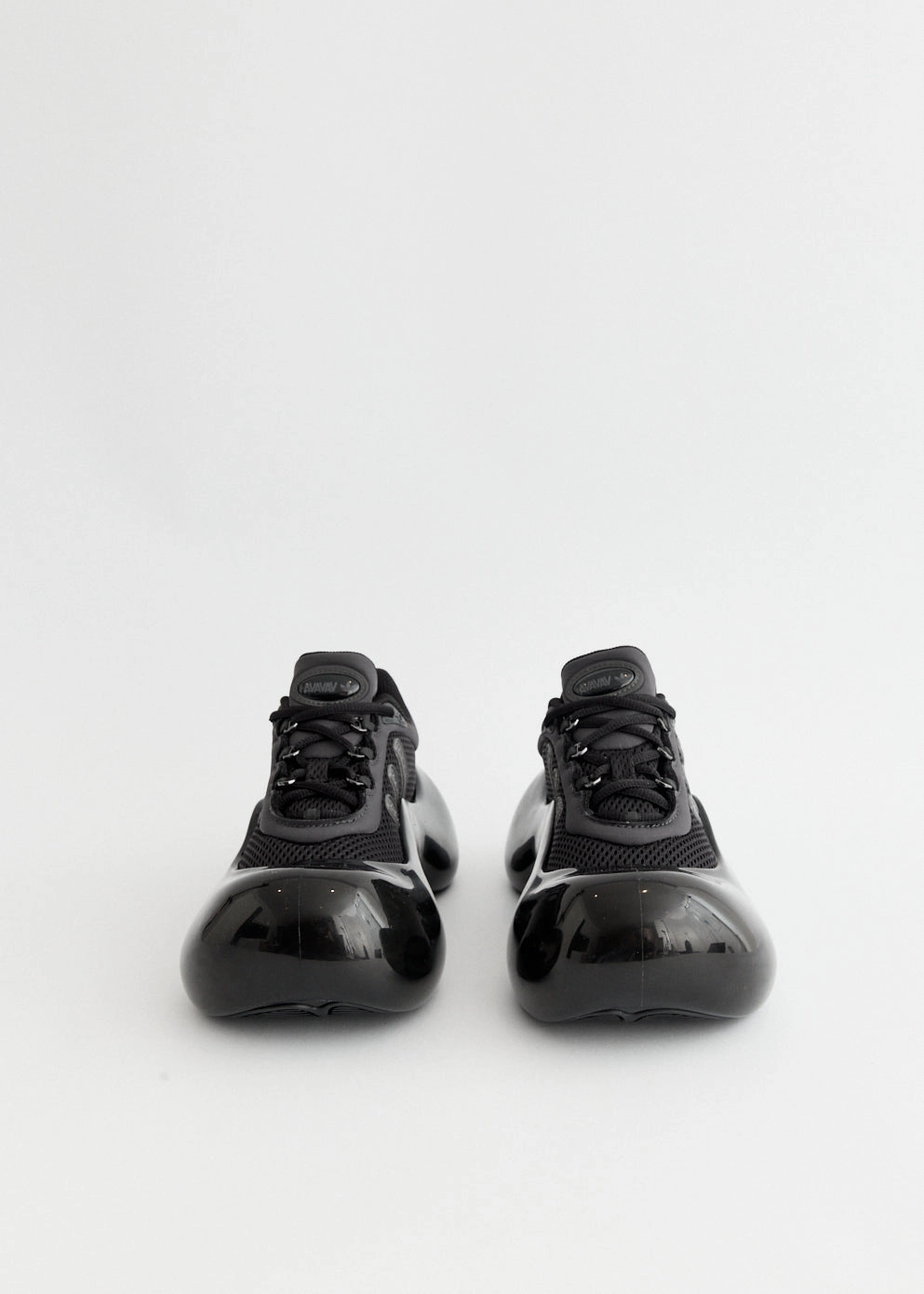 Easy Checkout x Avavav Women's Moonrubber Megaride 'Core Black' Sneakers Multiple Compartments