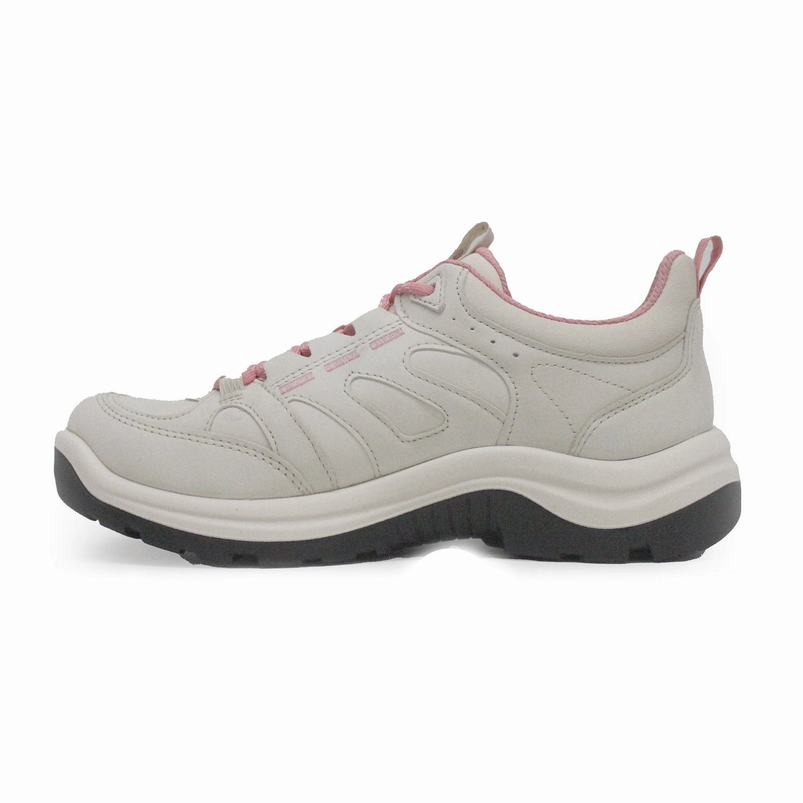 Ecco Offroad 822383 Nubuck Leather Women's Outdoor Limestone Old Rose Trainers Luggage Strap, Sporty, Your Ideal Choice