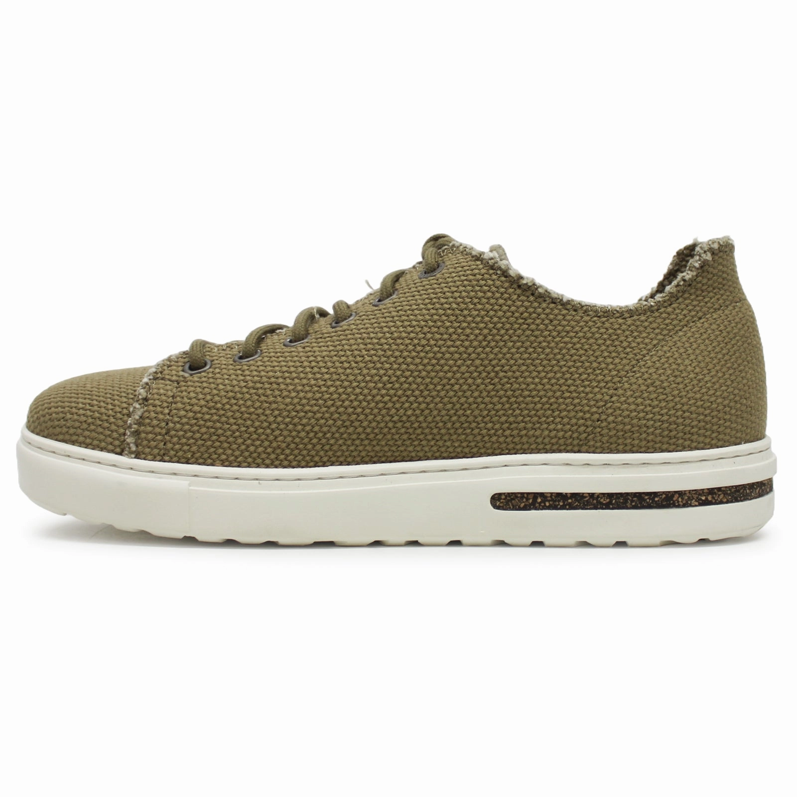 Made With Care Birkenstock Bend Low Decon Textile Unisex Comfort Faded Khaki Trainers Fast Pickup Ready