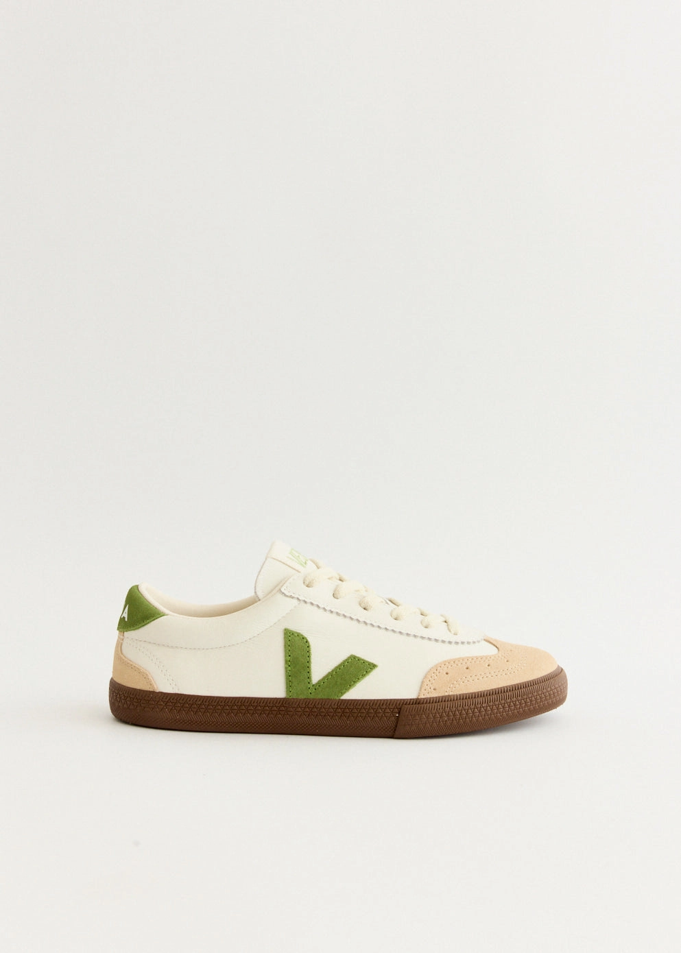 Premium Build Volley 'White Kiwi Bark' Sneakers Buy more save more Style Meets Function, DonT Miss Out