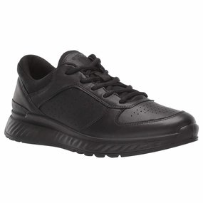Wool Premium Quality Ecco Exostride 835313 Leather Women's Comfort Black Trainers Regional special