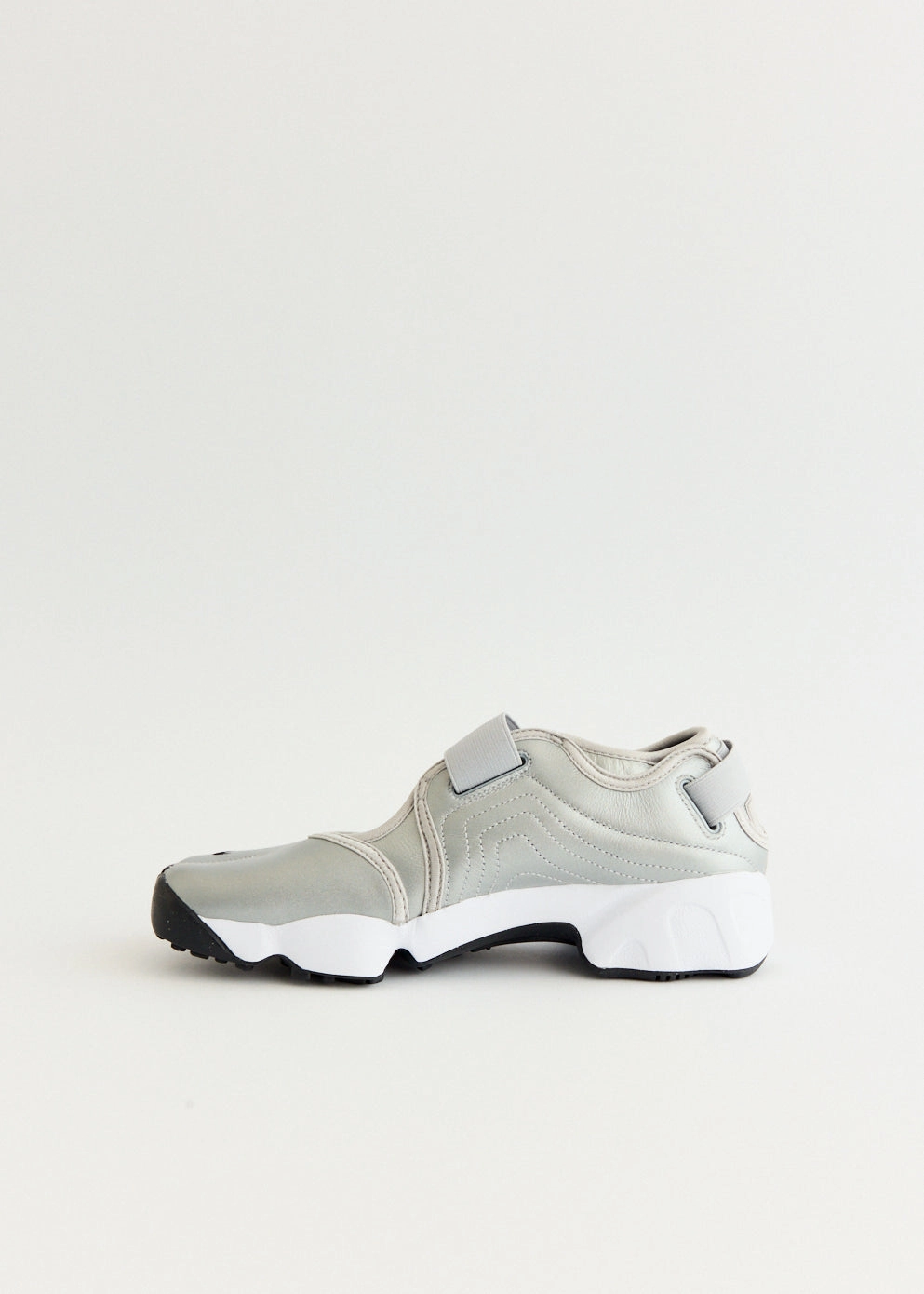 Women's Air Rift 'Metallic Silver' Sneakers Functional, Made With Care, Metallic