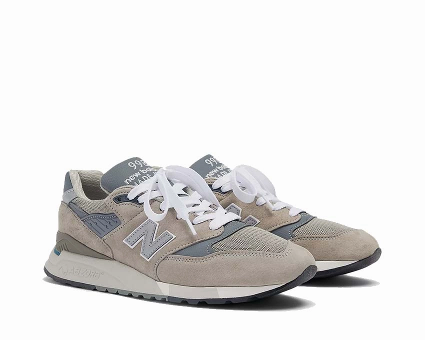 New Balance 998 Made in USA Grey Raffia