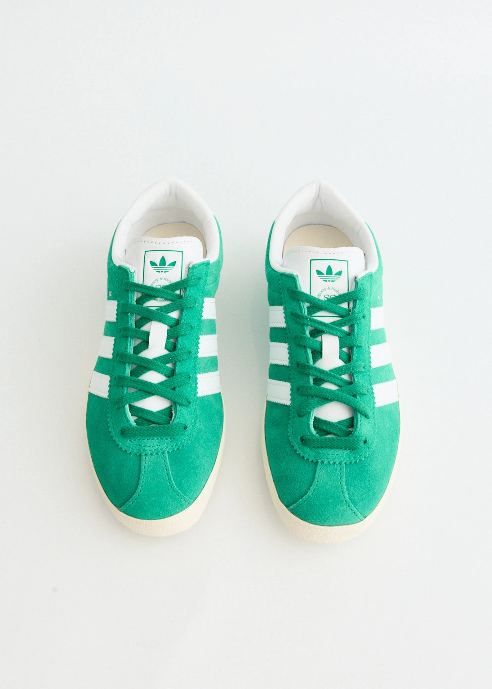 Zipper Closure, Style Meets Function x Sporty & Rich Blanc 'Court Green' Sneakers