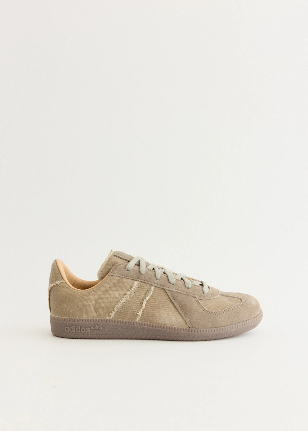 Utilitarian Leather BW Army 'Silver Pebble' Sneakers Great deal event