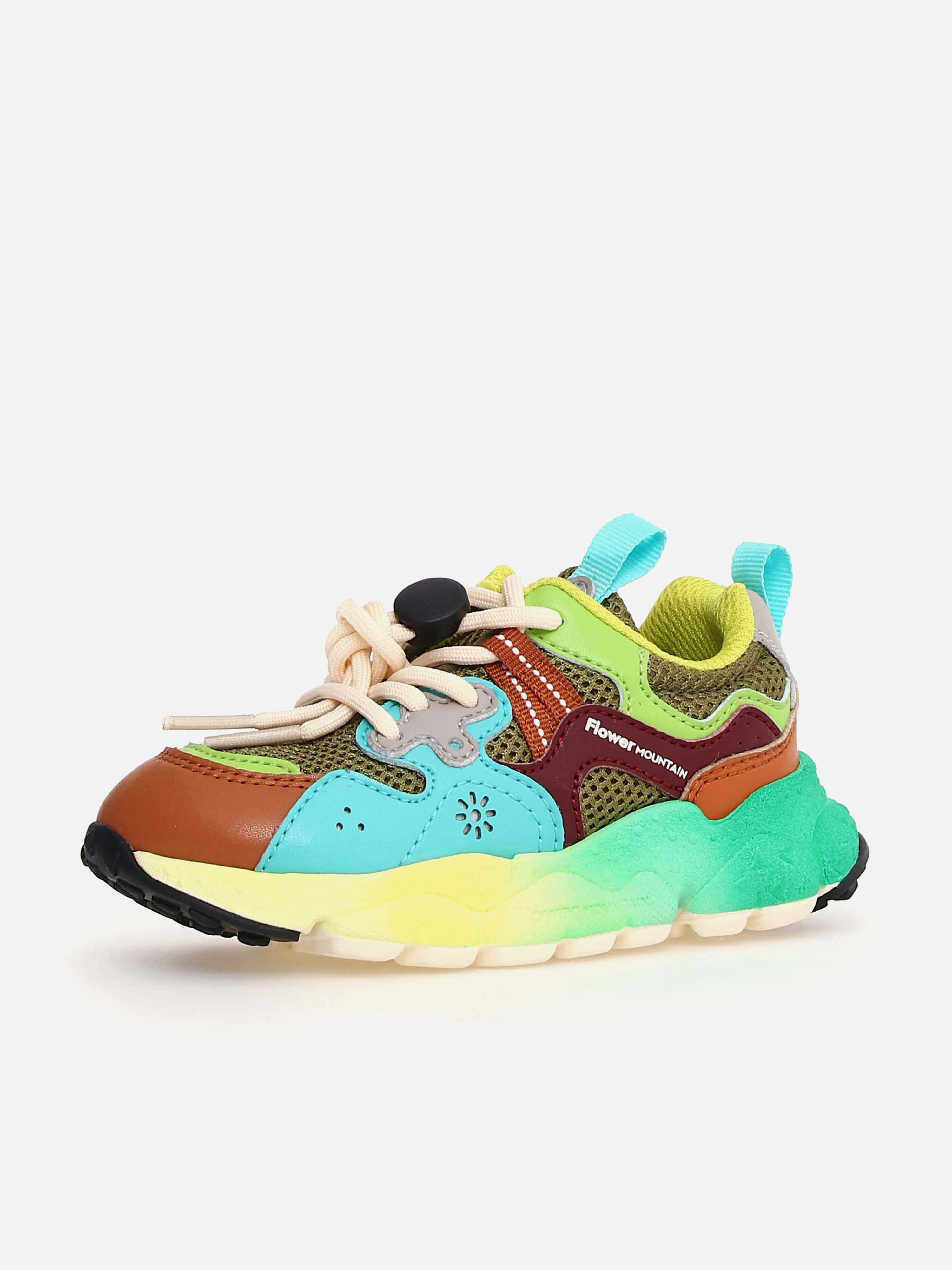 Teen Girl Mini Handbag Kids Yamano 3 Trainers in Multicolour