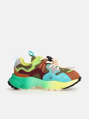 Front Flap Quality Excellence Kids Yamano 3 Trainers in Multicolour Winter offer Durable