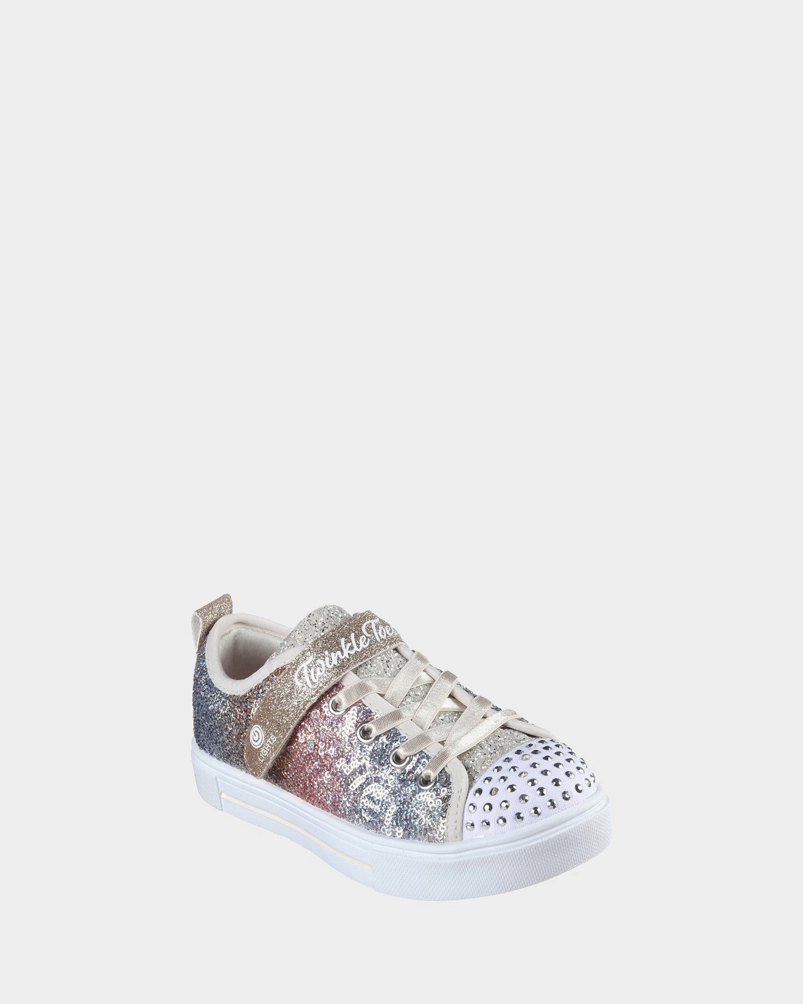 Portable & Rechargeable Twinkle Toes Sequin Flash Youth Silver/Gold Glitter