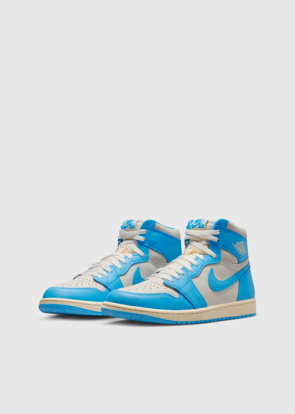 Jute, Tailored Fit, Chic & Sleek Air Jordan 1 Retro High OG 'UNC Reimagined' Sneakers