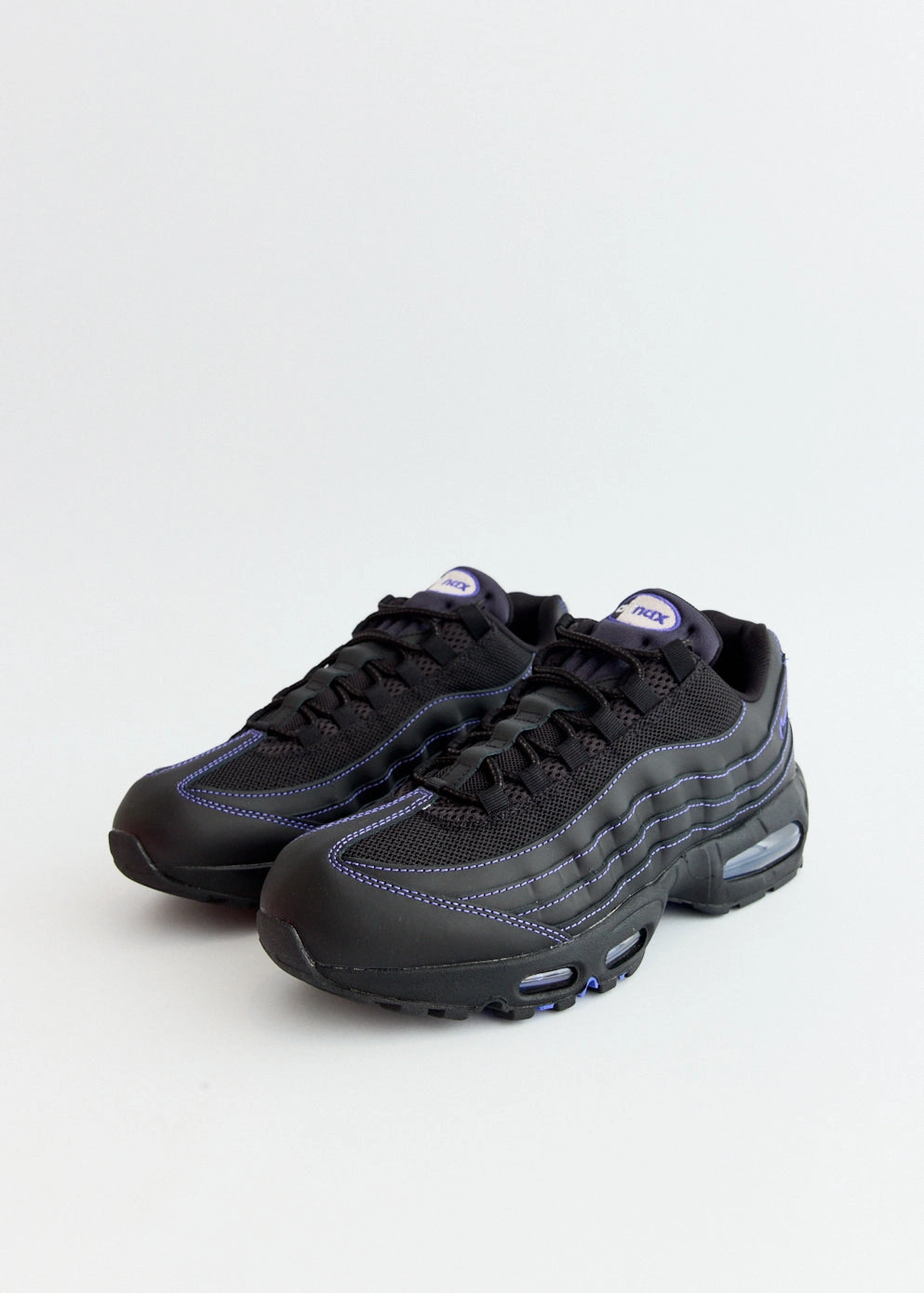 Classic Aesthetic Air Max 95 OG 'Black Persian Violet' Sneakers Optimized For Daily Use