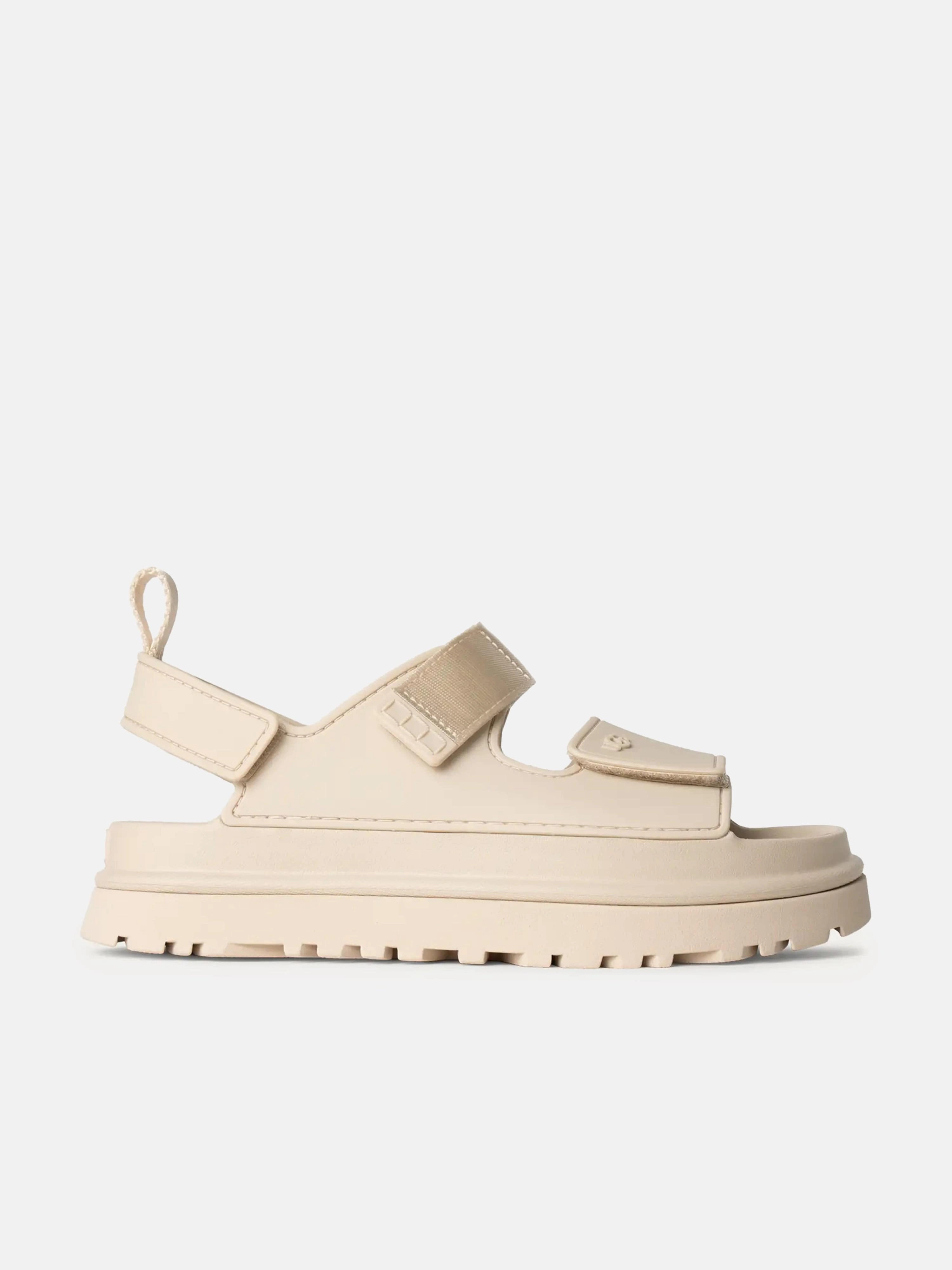 Your Style, Your Way UGG Kids Goldenglow Sandals in Cream High-End